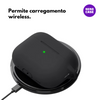 Case Silicone Preto com Caneta para Limpeza para AirPods Pro