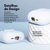 Case Protetora Silicone Premium para AirPods 4 Branca