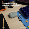 Capa Protetora Nerdcase de Silicone, Compatível com AirPods Pro, Cinza