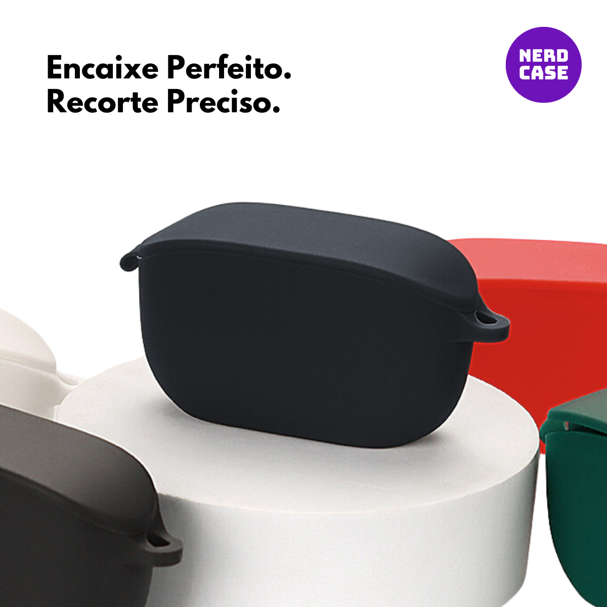 Capa Protetora de Silicone, para JBL Wave 100, Preta