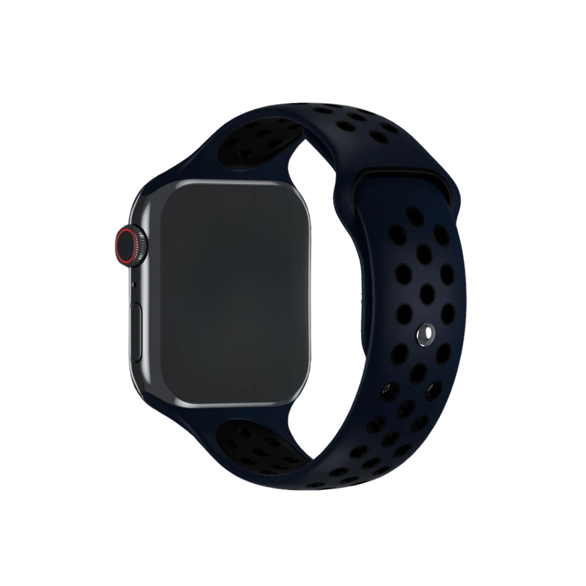 Pulseira 42/44/45/49mm para Apple Watch, Azul Marinho/Preto