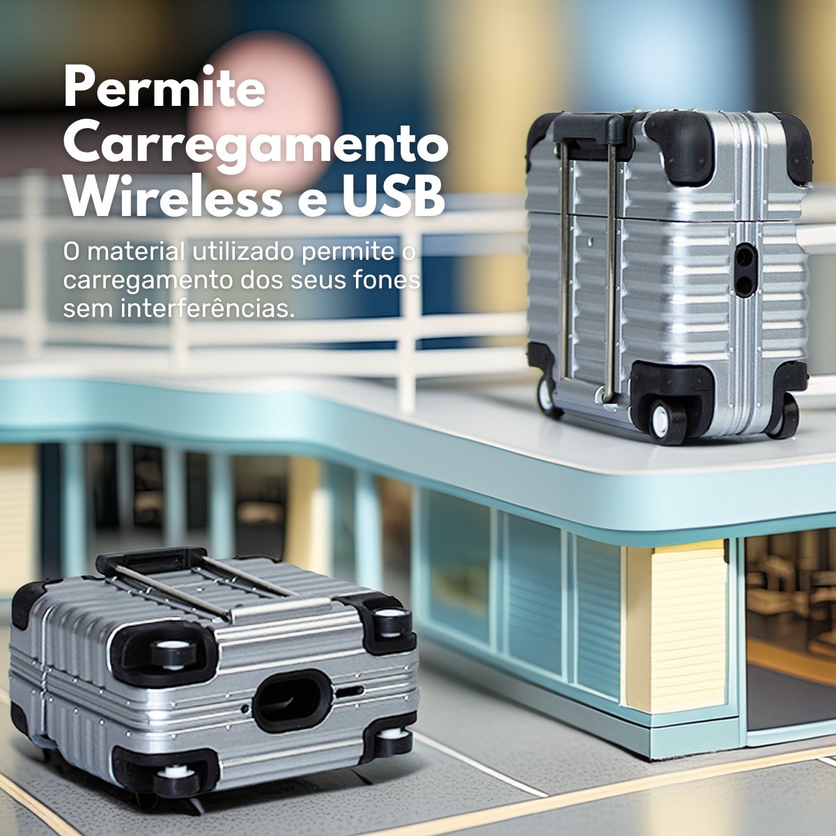 Capa Mala de Viagem para AirPods 4