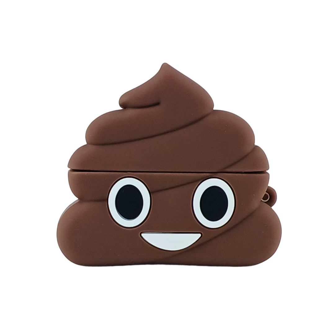Case de Silicone Emoji de Cocô para AirPods Pro 1 e 2