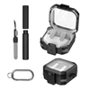 Kit Limpador para Fones e Capa Protetora Nerdcase para Galaxy Buds 4, Buds 4 Pro, Silicone Resistente Transparente