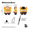 Kit Limpador para Fone e Capa Protetora Nerdcase para AirPods Pro 3, Silicone, Gian
