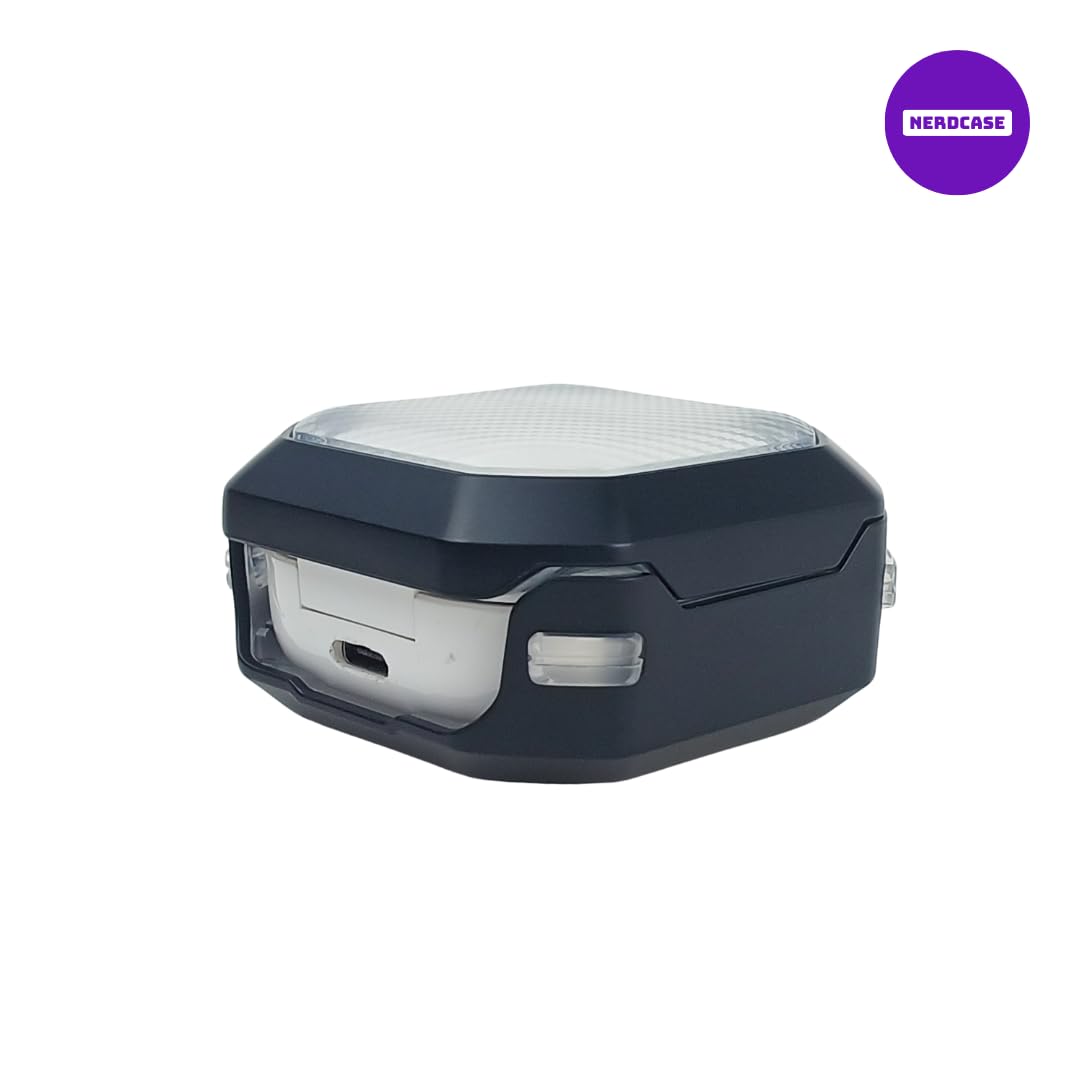 Kit Caneta Limpeza e Capa Protetora Nerdcase Compatível com Samsung Galaxy Buds FE, Buds Core, Buds 2, Pro e Live, Resis
