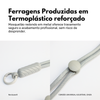 Cordão Universal Nerdcase Para Celular, Poliéster, Cinza