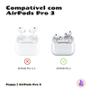 Kit Limpador para Fones e Capa de Pelúcia Nerdcase para AirPods Pro 3, Cachorro Puppy