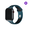 Pulseira 42/44/45/49mm para Apple Watch, Azul Petróleo/Preto