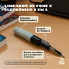 Kit Limpador para Fones e Capa Protetora de Silicone Nerdcase para AirPods Pro 3, Transparente