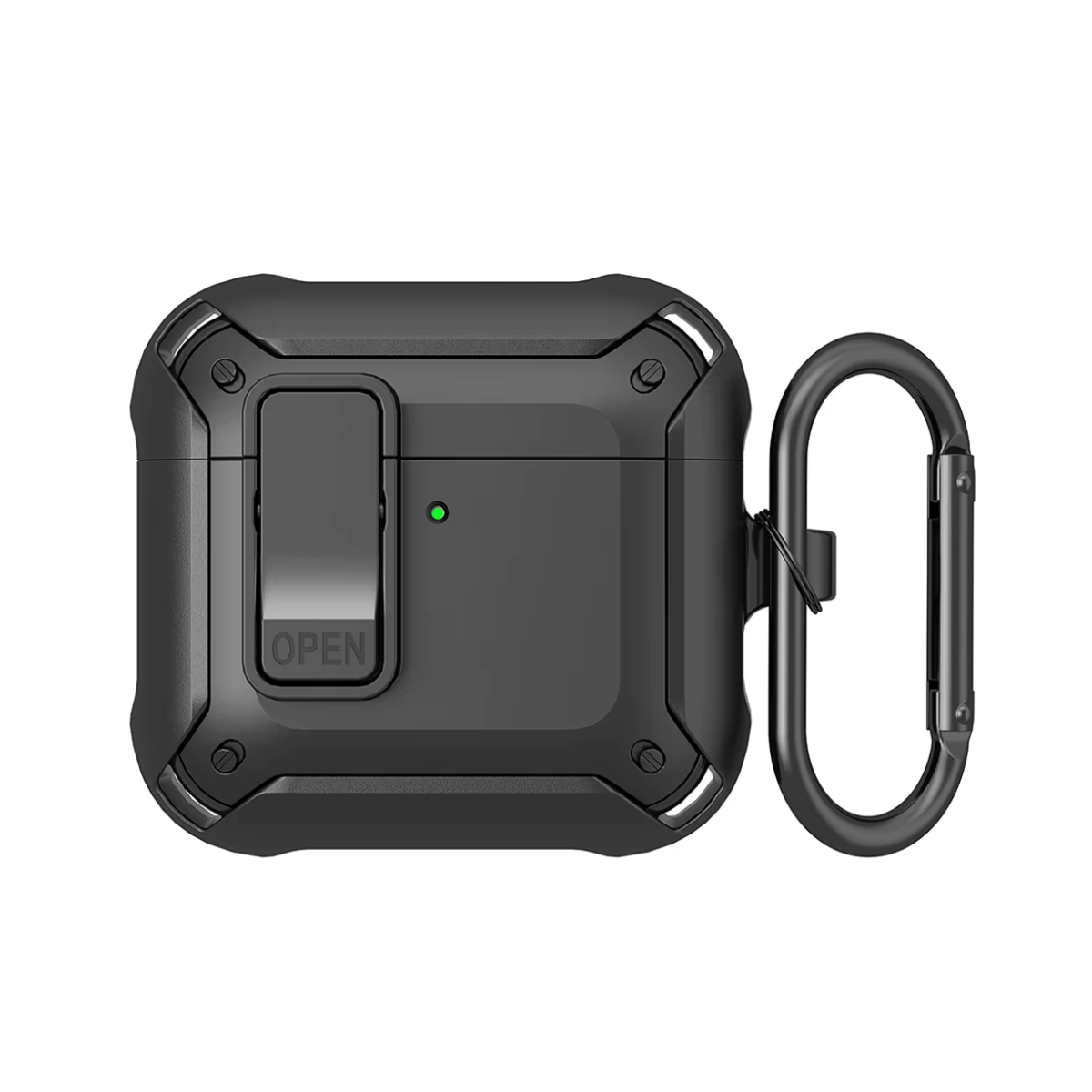Case, Capa Resistente Preta para AirPods 4
