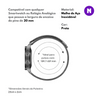 Pulseira 20mm entre Pinos para Samsung Galaxy Watch, Metal, Preto