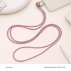 Cordão Universal Nerdcase para Celular, Poliéster, Rosa com Brilho