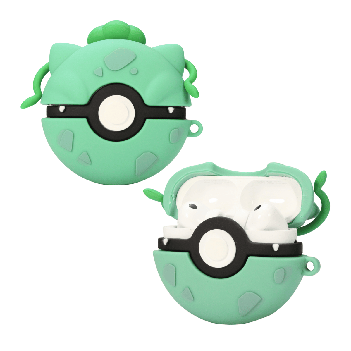Capa Protetora Nerdcase para AirPods Pro 3, Silicone, Pokémon Bulbassauro
