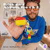 Capa Protetora de Silicone Nerdcase para AirPods Pro 1 e 2, Lego Brick