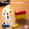 Capa Protetora de Silicone Nerdcase para AirPods Pro 1 e 2, Lego Brick