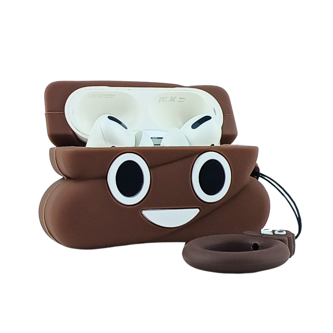 Case de Silicone Emoji de Cocô para AirPods Pro 1 e 2