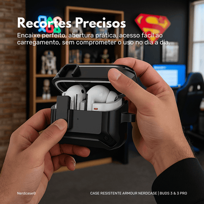 Case Resistente para Galaxy Buds 3 & Pro 3