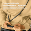 NERDCASE, Cordão Salva Celular Universal, Reforçado, Cinza Escuro