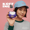 Capa Protetora Nerdcase para AirPods Pro 3, Silicone, Pokémon Koffing