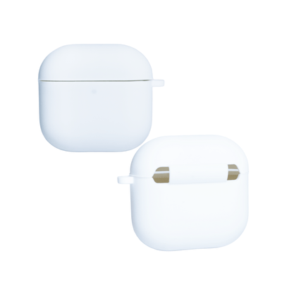 Case Protetora Silicone Premium para AirPods 4 Branca