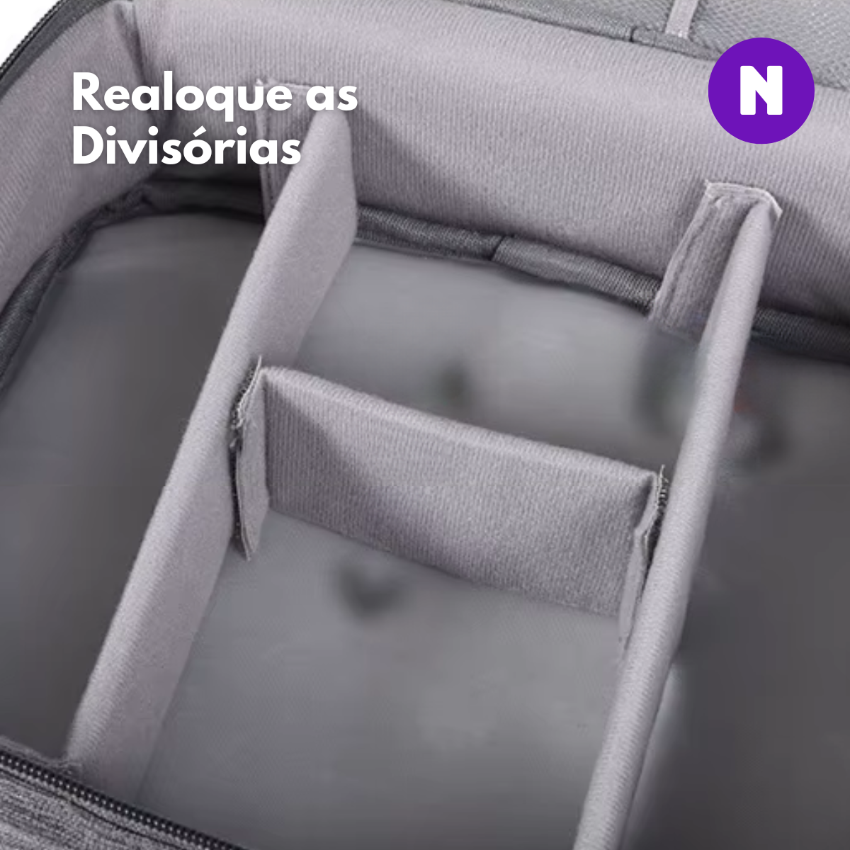 Bolsa Organizadora para Cabos Preta