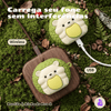Kit Limpador para Fones e Capa de Silicone Nerdcase para AirPods Pro 3, Porco Espinho Durião