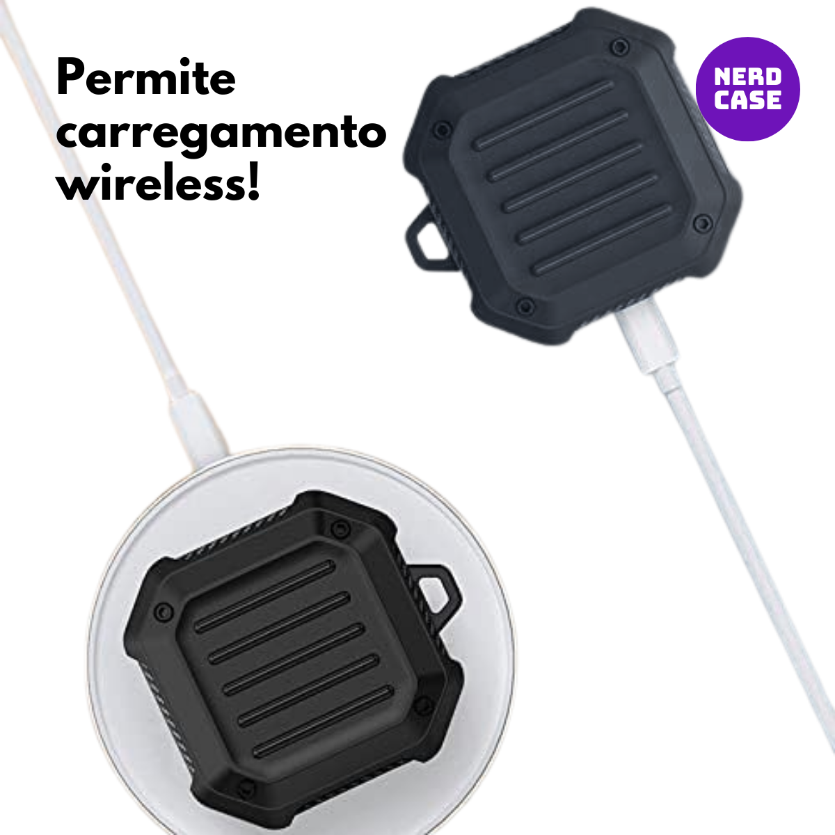 Case Resistente Premium para Samsung Buds Core, 2, FE, Live e Pro