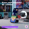 Kit Limpador para Fones e Capa Protetora Airtrek Nerdcase para Galaxy Buds 3, Buds Pro 3, Buds3 FE, Suporte Adaptado, Pr