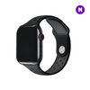 Pulseira 38/40/41mm para Apple Watch, Preto/Cinza