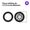 NERDCASE, Capa Protetora para Rodinhas de Mala, Antiderrapante, Jogo com 8 Unidades