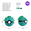 Case Pokebola Bulbasaur para Samsung Buds