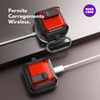 NERDCASE, Case, Capa Resistente, Compatível com AirPods 4, Vermelho