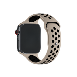 Pulseira 38/40/41mm para Apple Watch, Bege/Preta