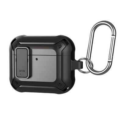 Case, Capa Resistente Preta para AirPods 4