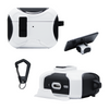 Capa Protetora Airtrek Nerdcase para AirPods Pro 3, Suporte Adaptado, Preto e Branco