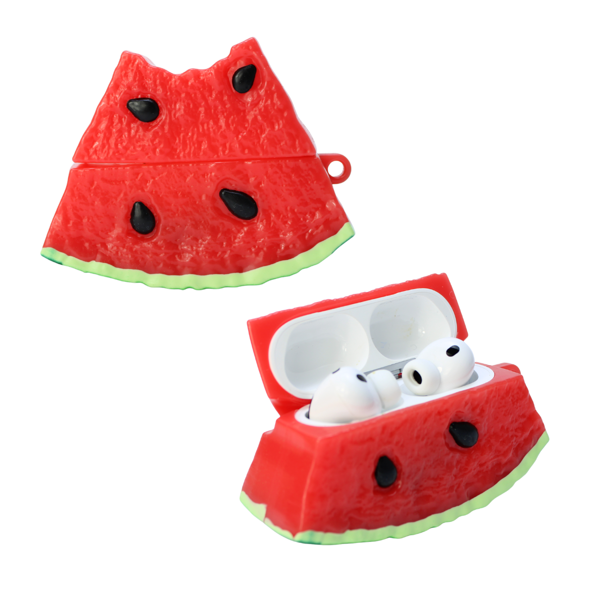 Capa Protetora de Silicone Nerdcase para AirPods Pro 3, Melancia
