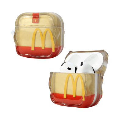 Capa Protetora de Silicone Nerdcase para AirPods 4, Mc Donalds