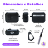 Kit Limpador para Fones e Capa Protetora Bunker Nerdcase para AirPods Pro 1 e 2, Preto