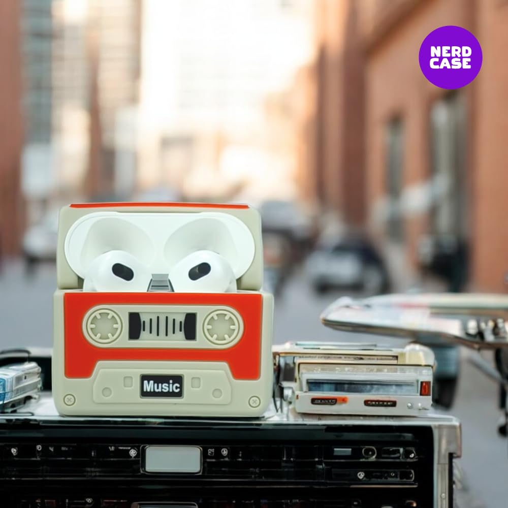 Capa Fita Cassete para AirPods 3