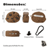 Capa Protetora de Silicone Nerdcase para AirPods Pro 1 e 2, Cookie de Chocolate