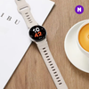 Pulseira 20mm entre Pinos para Samsung Galaxy Watch, Silicone, Bege