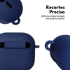Case Silicone Premium para AirPods 4 Azul Marinho