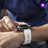 Pulseira 20mm entre Pinos para Samsung Galaxy Watch, Silicone, Branco