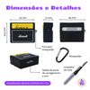 Kit Limpador para Fones e Capa Protetora Nerdcase para AirPods Pro 1 e 2, Amplificador