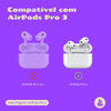 Kit Limpador para Fones e Capa Protetora Nerdcase para AirPods Pro 3, Pinguim Aventureiro