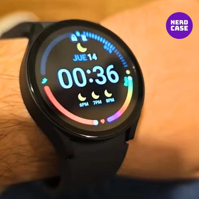 Bumper (44mm) Preta com Película de Vidro para Samsung Watch