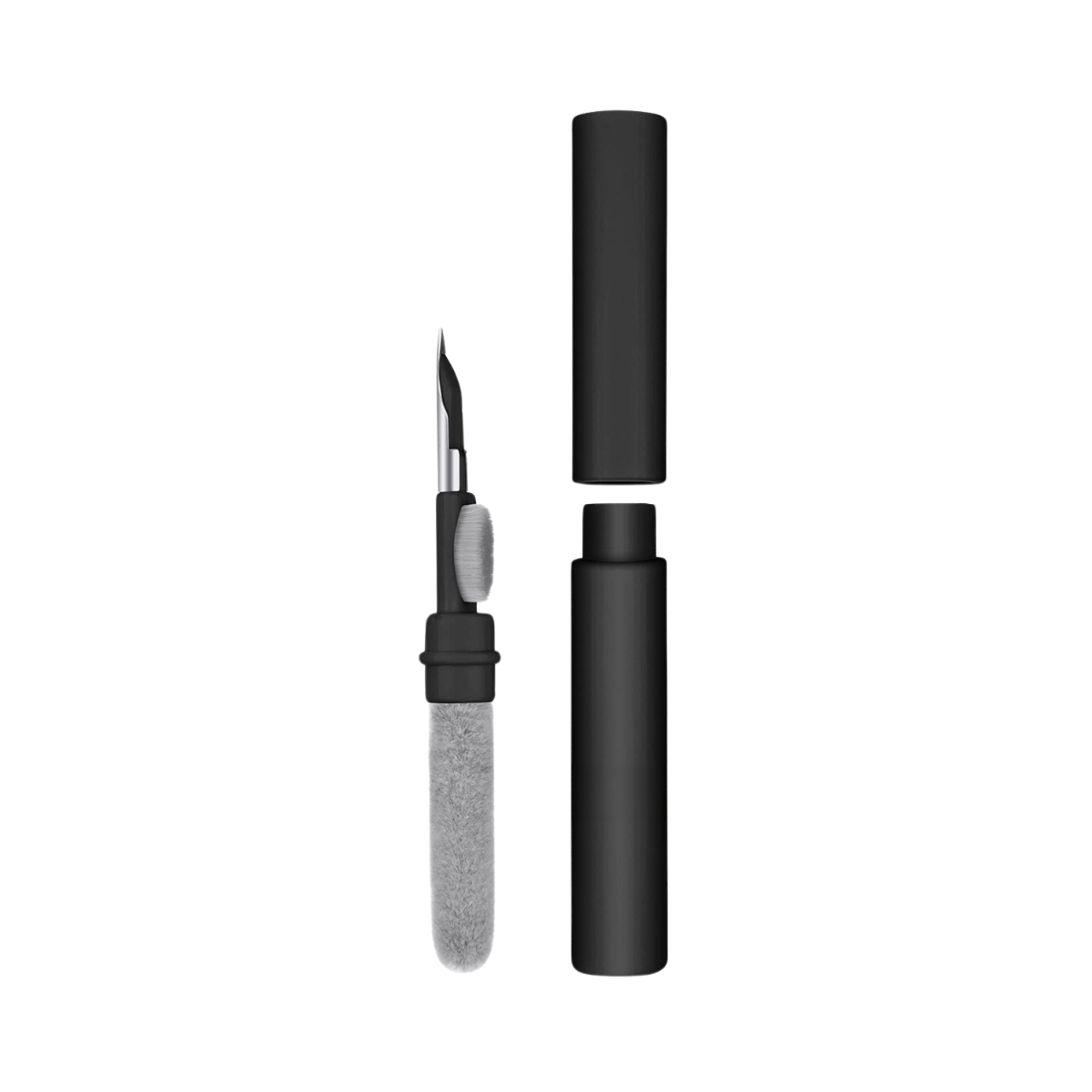 Kit Limpador para Fones e Capa Protetora Nerdcase para AirPods Pro 1 e 2, Silicone Transparente