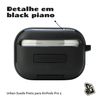 Capa Protetora de Silicone Nerdcase para AirPods Pro 3, Suporte Adaptado, Urban Suede Preto