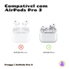 Capa Protetora de Silicone Nerdcase para AirPods Pro 3, Peixe Froggy